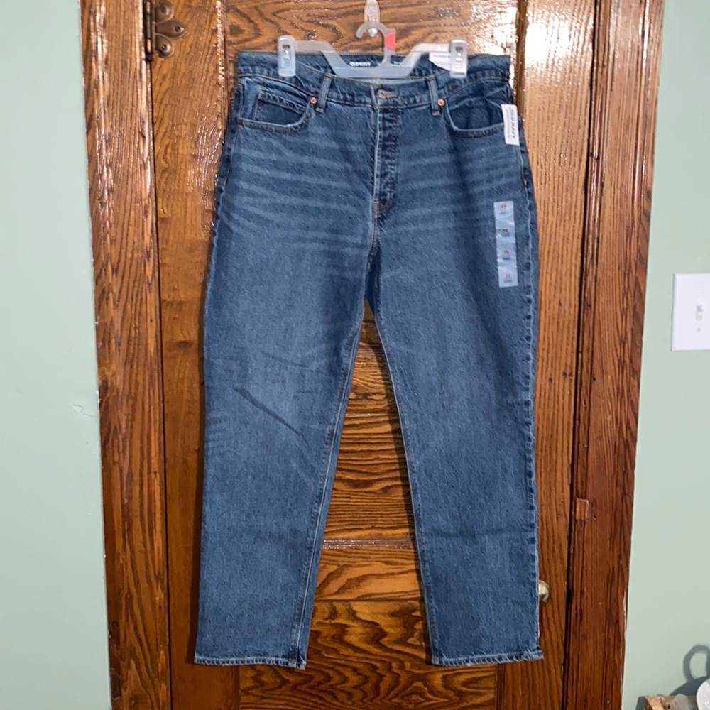 Old Navy size 12 slouchy straight jean